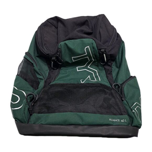 TYR Alliance 45L Swim Bag Backpack Large Green Black - Picture 2 of 10